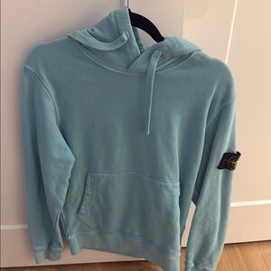 Men's Blue Hoodie Sweater